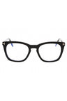 001 - Shiny black/Clear/Blue-light block lens