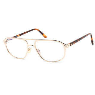 Tom Ford FT5751-B Eyeglasses Shiny Rose Gold / Clear Lens-AmbrogioShoes