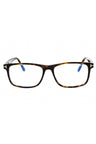 052 - Dark Havana/Clear/blue-light block lens