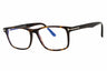 052 - Dark Havana/Clear/blue-light block lens