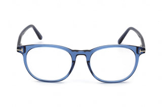 Tom Ford FT5754-B Eyeglasses Shiny Blue / Clear Lens-AmbrogioShoes
