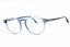090 - shiny blue/clear/blue-light block lens