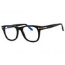 001 - shiny black/clear/blue-light block lens