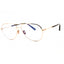 028 - shiny rose gold/Clear/Blue-light block lens