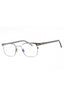 008 - shiny gunmetal/clear/blue-light block lens
