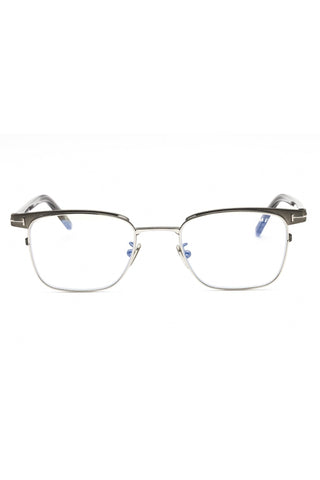 Tom Ford FT5854-D-B Metal Rectangular Men's Eyeglasses-AmbrogioShoes