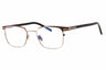 048 - shiny dark brown/clear/blue-light block lens
