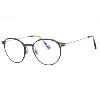 Tom Ford FT5866-B Metal Round Men's Eyeglasses-AmbrogioShoes