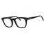 001 - shiny black/clear/blue-light block lens