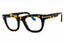 055 - coloured havana/clear/blue-light block lens