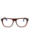 054 - red havana/clear/blue-light block lens