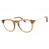 045 - shiny light brown/clear/blue-light block lens