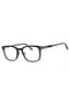 001 - shiny black/clear/blue-light block lens