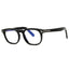 001 - shiny black/Clear/Blue-light block lens