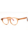 045 - shiny light brown/clear/blue-light block lens