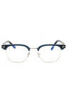 090 - shiny blue/clear/blue-light block lens