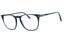 090 - shiny blue/clear/blue-light block lens