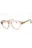 045 - shiny light brown / clear/blue-light block lens