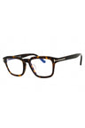 052 - Dark Havana / clear/blue-light block lens