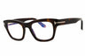 052 - dark havana/clear/blue-light block lens