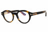 055 - coloured havana/clear/blue-light block lens