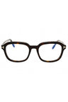 052 - dark havana/clear/blue-light block lens