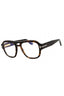 052 - dark havana/clear/blue-light block lens