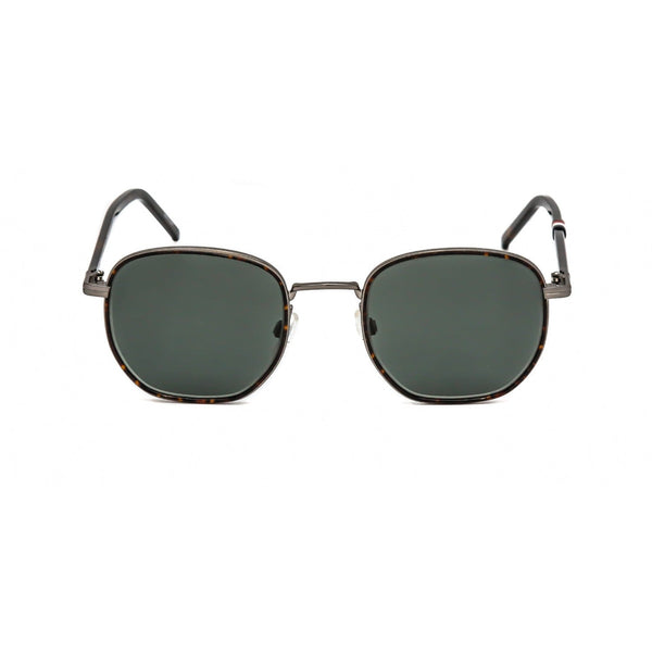 Tommy Hilfiger TH 1672/S Sunglasses Semi Matte Dark Ruthenium / Green-AmbrogioShoes