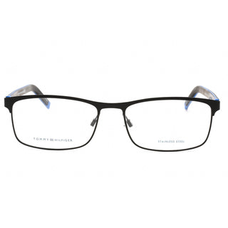 Tommy Hilfiger TH 1740 Eyeglasses BLACK BLUE/Clear demo lens-AmbrogioShoes