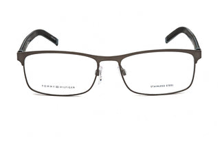 Tommy Hilfiger TH 1740 Eyeglasses RUTHENIUM BLACK/Clear demo lens-AmbrogioShoes