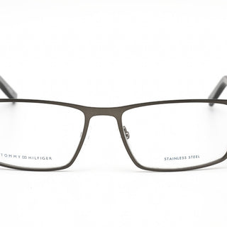 Tommy Hilfiger Th 1593 Eyeglasses Semi Matte Dark Ruthenium / Clear demo lens-AmbrogioShoes