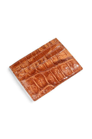 Tuzzi Uomo Crocodile Card Holder Sleeve Wallet-AmbrogioShoes