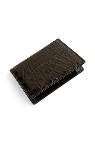 Tuzzi Uomo Crocodile Fold Card Wallet-AmbrogioShoes