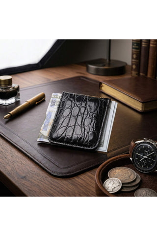 Tuzzi Uomo Crocodile Magnetic Money Clip-AmbrogioShoes