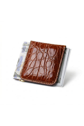 Tuzzi Uomo Crocodile Magnetic Money Clip-AmbrogioShoes