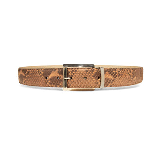 Tuzzi Uomo Men's Italian Genuine Python Men's Luxury Belt (TZ1004)-AmbrogioShoes