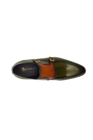 Carrucci KS479-05 Leather Double Monk-Strap
