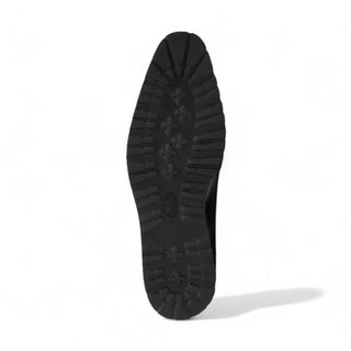 Valentino Dante Men's Shoes Polished Calf-Skin Leather "V" logo Derby (VAL1009)-AmbrogioShoes