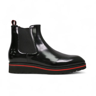 Valentino Dayton Polished Calf-Skin Leather Chelsea Boots (VAL1011)-AmbrogioShoes