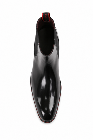 Valentino Dayton Polished Leather Chelsea Boots (VAL1011)-AmbrogioShoes