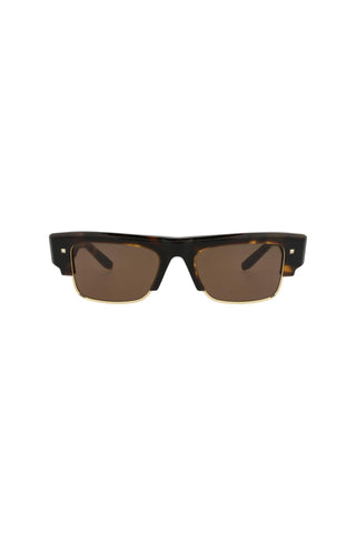 Valentino VLS BROWN TORTOISE/LIGHT GOLD Sunglasses-AmbrogioShoes