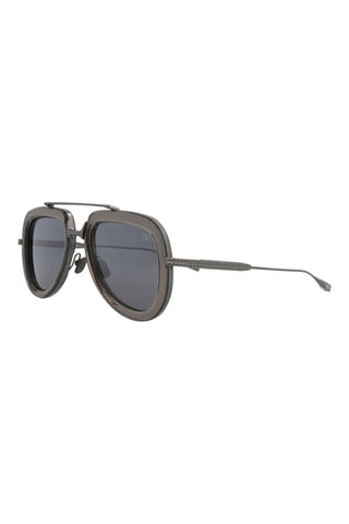 Valentino VLS CRYSTAL BLACK/BRUSHED BLACK Sunglasses-AmbrogioShoes