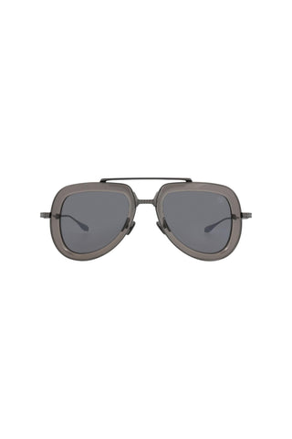 Valentino VLS CRYSTAL BLACK/BRUSHED BLACK Sunglasses-AmbrogioShoes