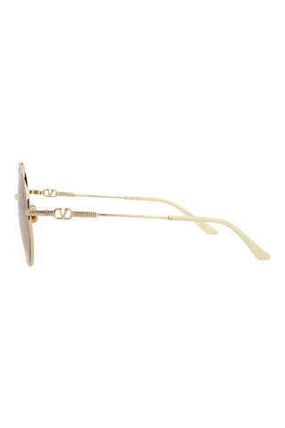 Valentino VLS LIGHT GOLD/IVORY Sunglasses