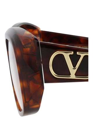 Valentino VLX DARK HAVANA/LIGHT GOLD Eyeglasses-AmbrogioShoes