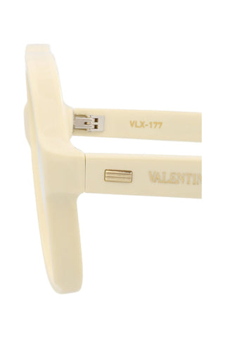 Valentino VLX Ivory/Light Gold Eyeglasses-AmbrogioShoes