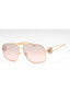 10027E - Gold / Light Pink With Silver Tone Mirror