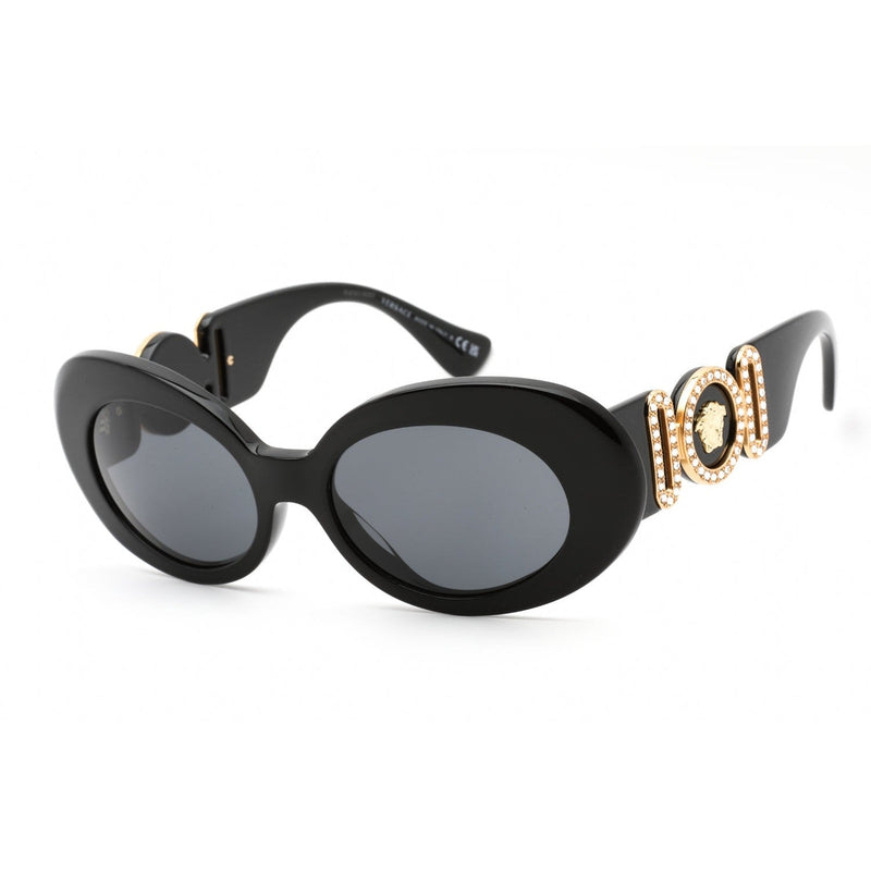 Versace 0VE4426BU Sunglasses Black / Dark Grey Women's-AmbrogioShoes