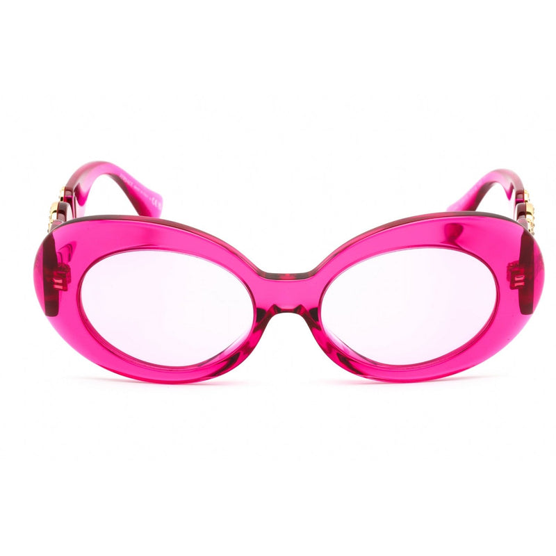 Versace 0VE4426BU Sunglasses Transparent Fuchsia/Fuchsia Women's-AmbrogioShoes
