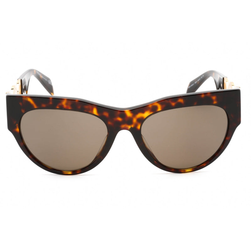 Versace 0VE4440U Sunglasses Dark Havana / Brown Women's-AmbrogioShoes